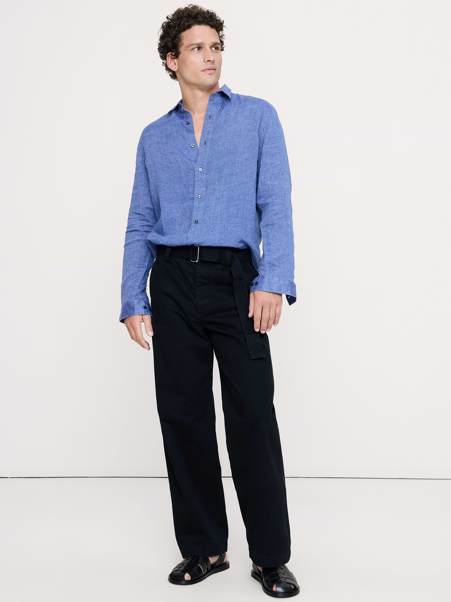 Image number 1 showing, Standard-Fit Linen Shirt