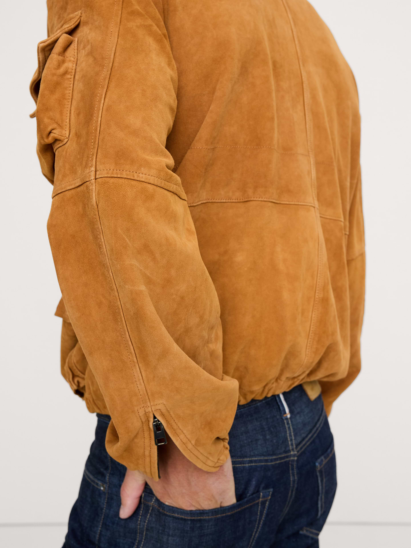 Image number 7 showing, Suede Multi-Pocket Jacket
