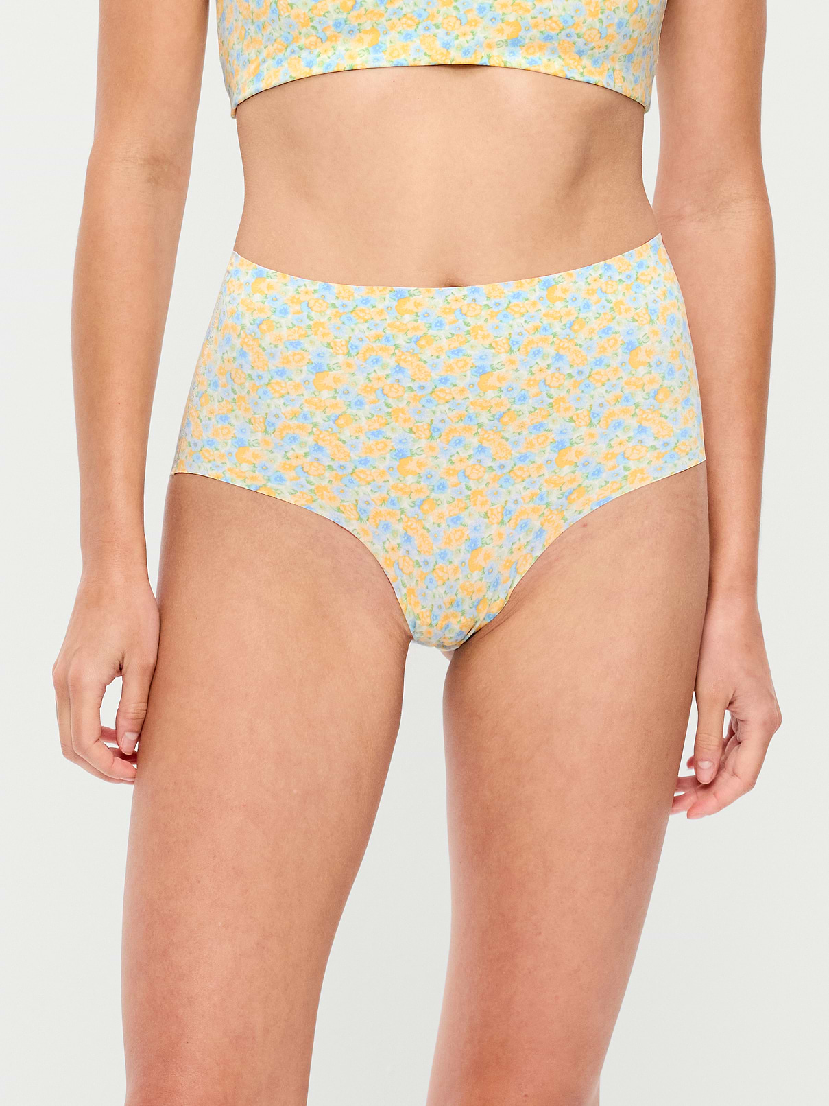 Image number 1 showing, High-Waisted No-Show Brief Underwear