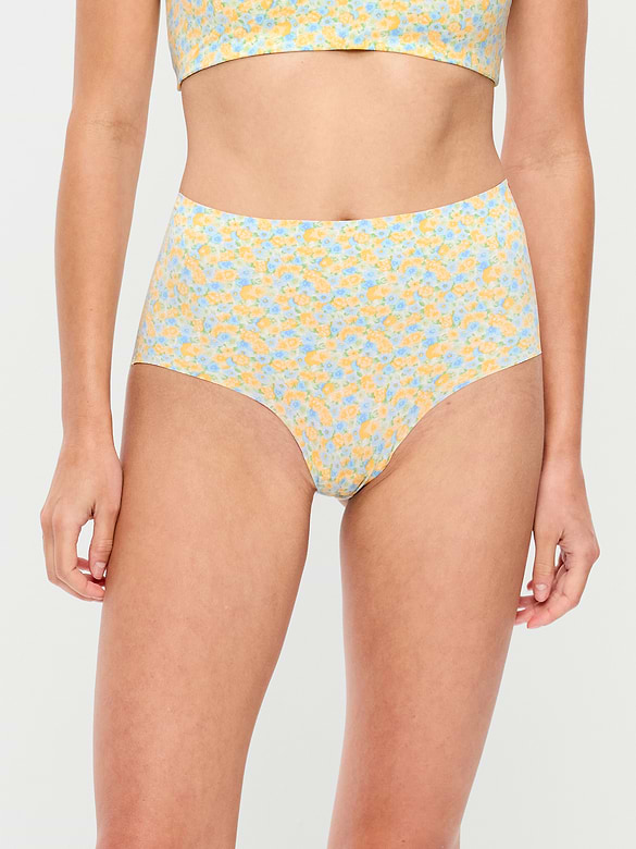 High-Waisted No-Show Brief Underwear