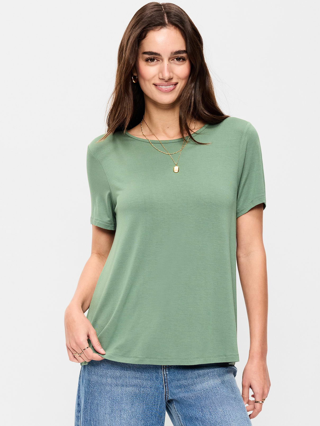 Luxe Crew-Neck T-Shirt