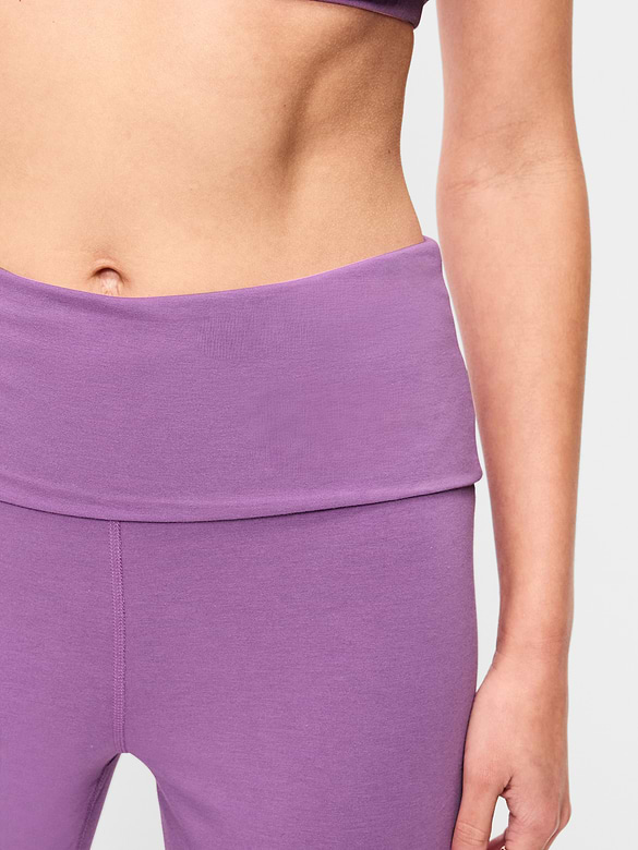 Legging semi-évasé à taille haute rabattable PowerChill