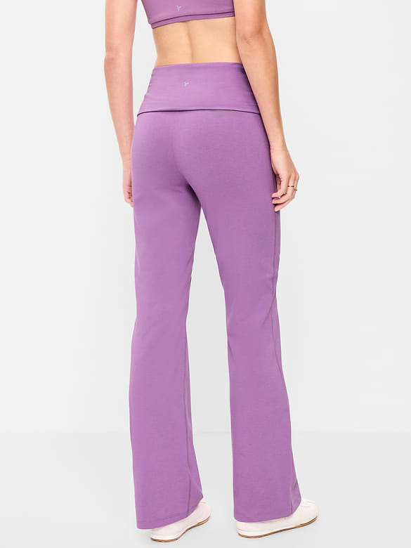 Legging semi-évasé à taille haute rabattable PowerChill