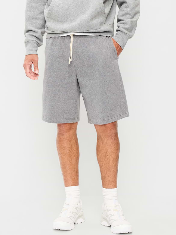 Rotation Baggy Fleece Shorts -- 10-inch inseam