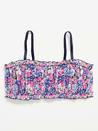 Image number 1 showing, Ruffle-Edge Mesh Bralette