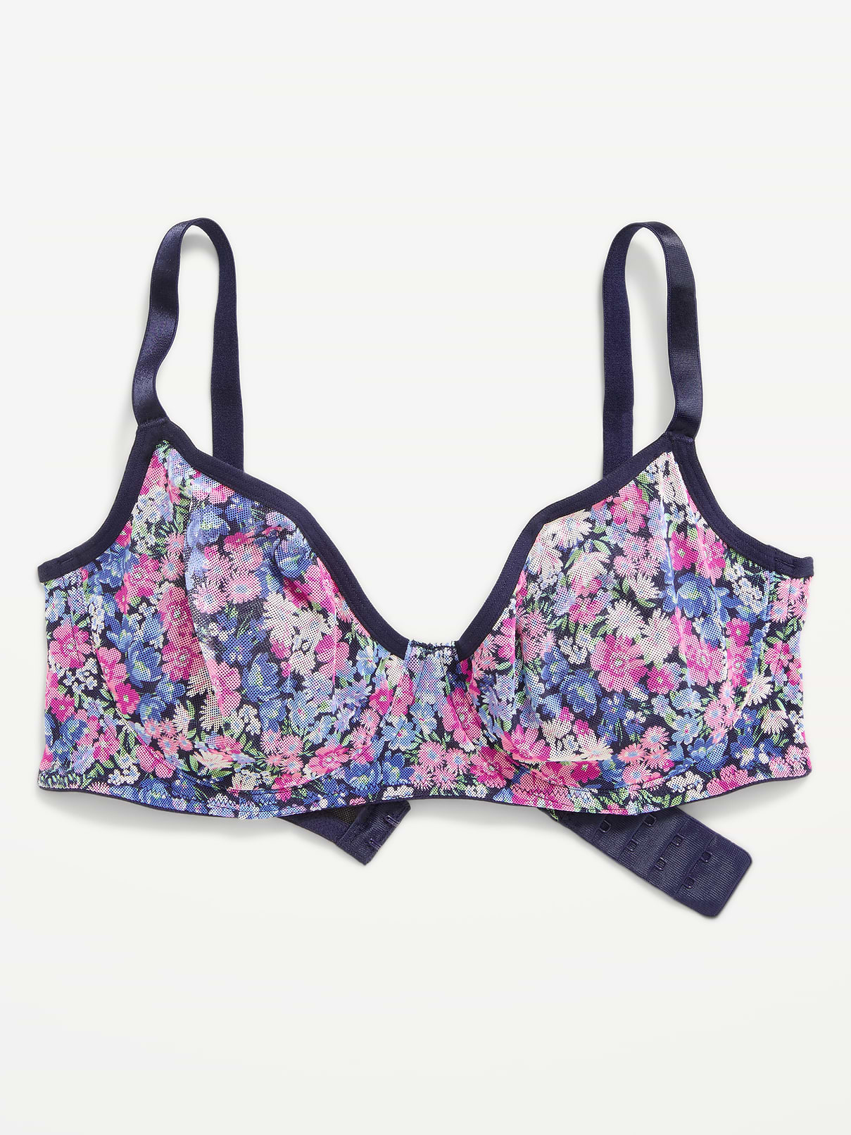 Image number 1 showing, Mesh Balconette Bra