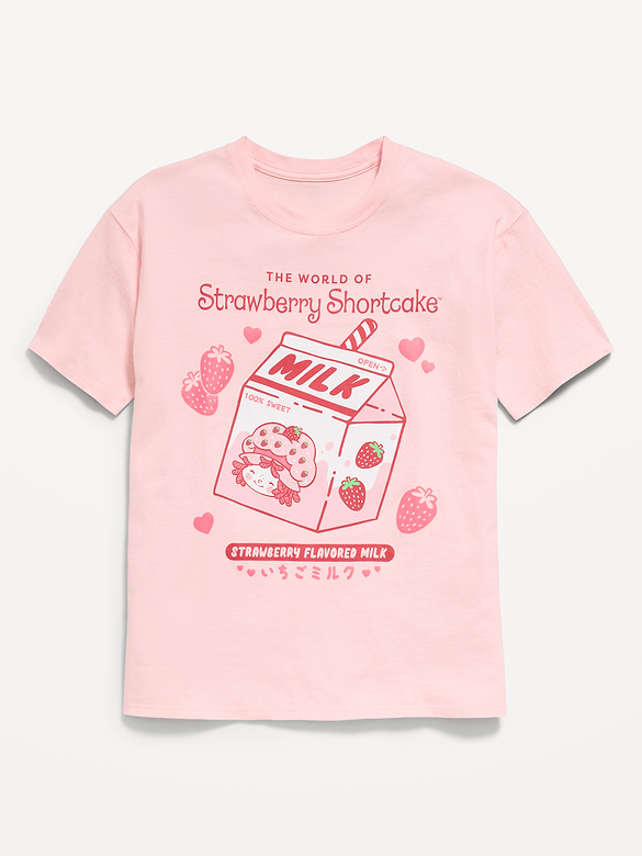 Strawberry Shortcake™ Oversized Graphic T-Shirt for Girls