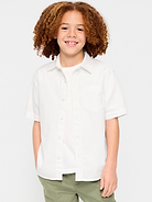L'image numéro 1 présente Chemise oxford à poche à manches courtes pour garçon