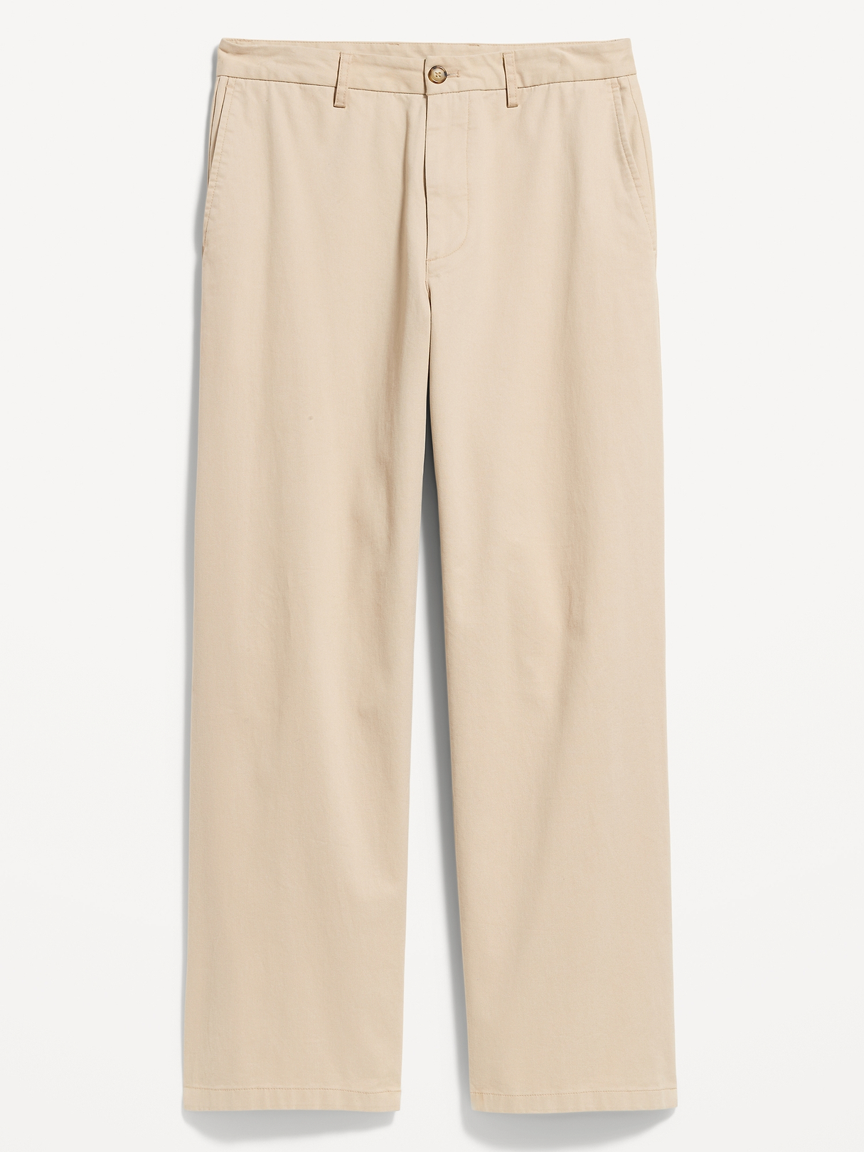 パンツ WASHED HIGH WAIST CHINO PANTS BEIGE 36 Baggy Built-In Flex Rotation Chino Pants | Old Navy