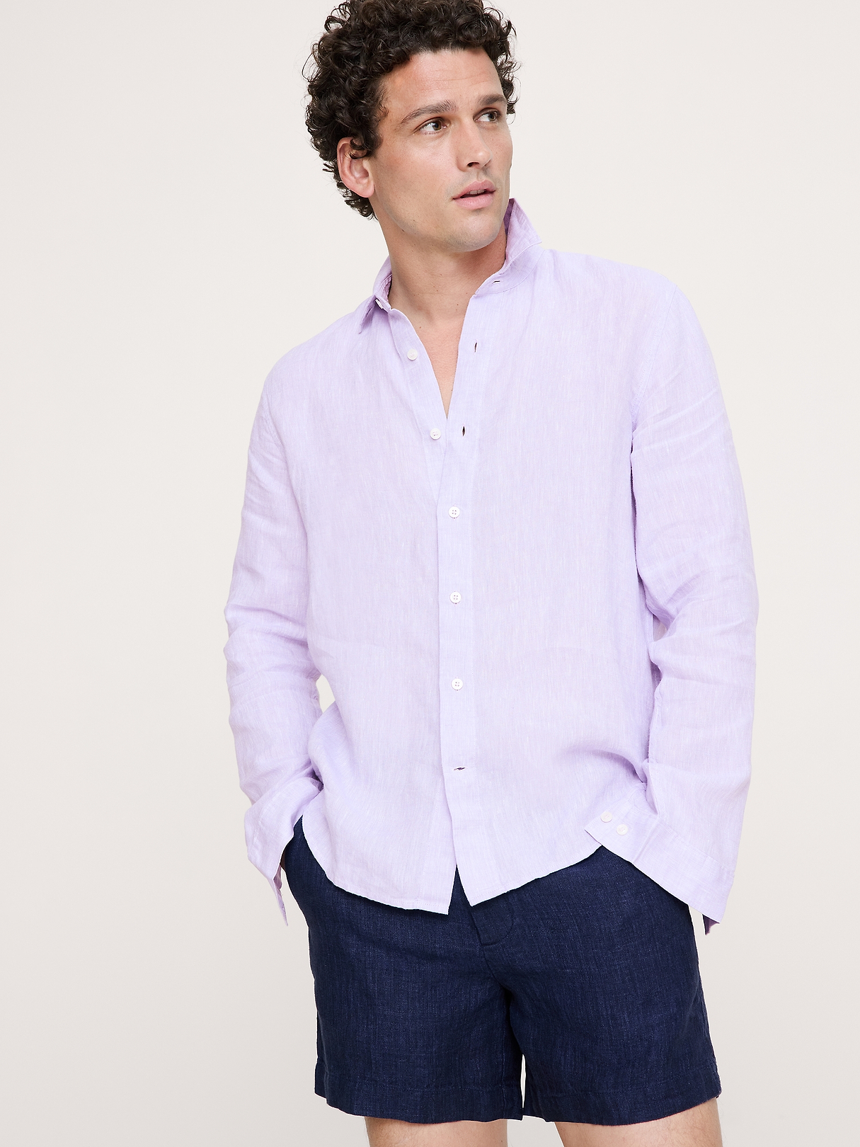 Standard-Fit Linen Shirt | Banana Republic