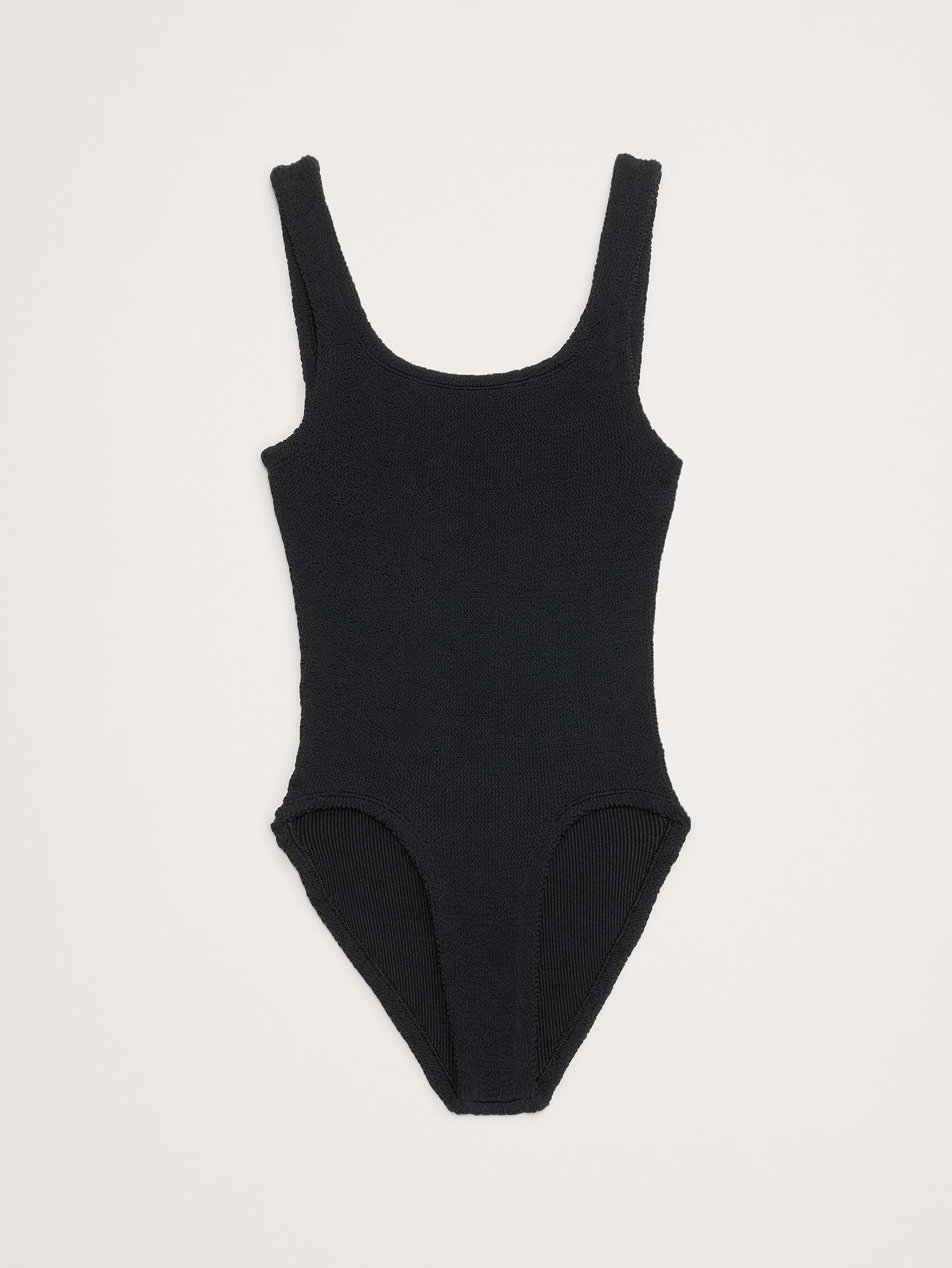 Image number 4 showing, Square-Neck One-Piece Swimsuit by Hunza G
