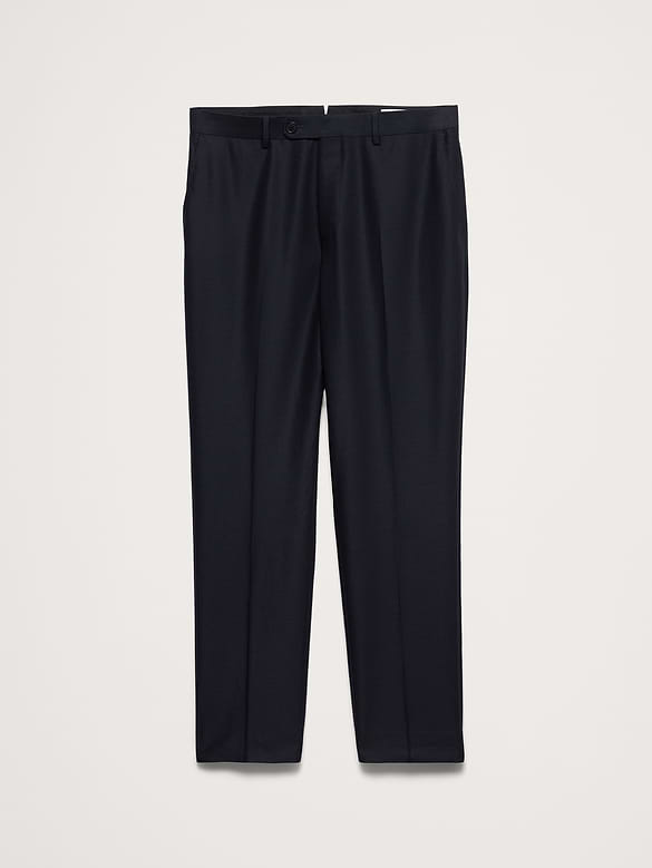 Pantalon en tissu panama italien signature