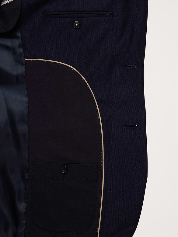 Signature Italian Hopsack Suit Jacket