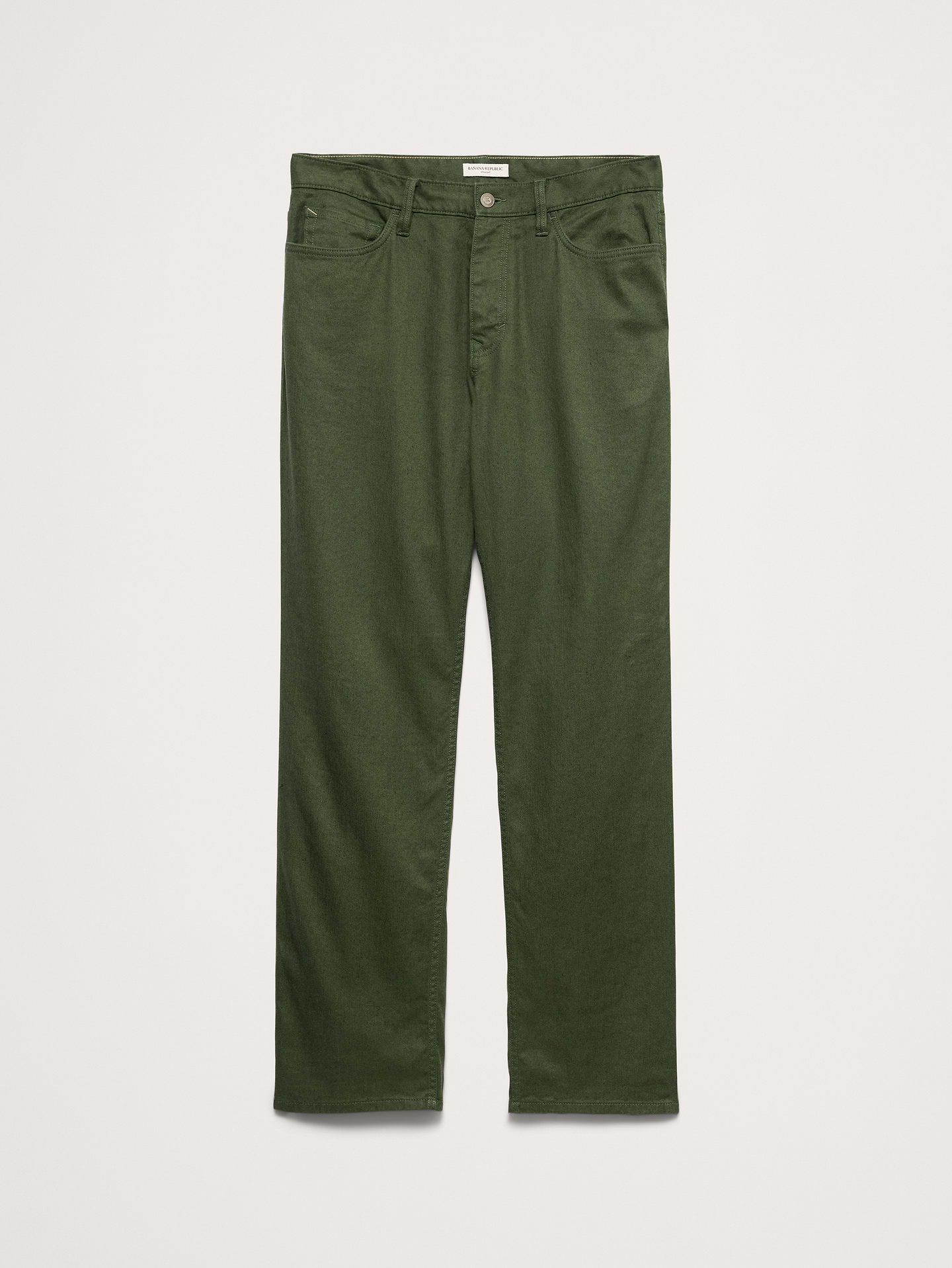 L'image numéro 4 présente Pantalon Voyageur droit en lin et coton