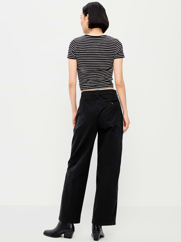 Image number 3 showing, High-Waisted OGC Chino Full Length Straight Pants
