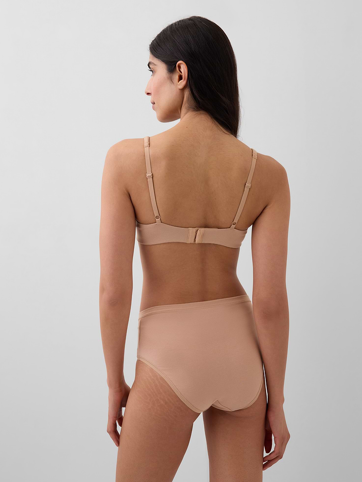Image number 2 showing, Organic Stretch Cotton Unlined Bra
