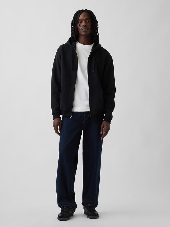 Adult VintageSoft Relaxed Zip Hoodie