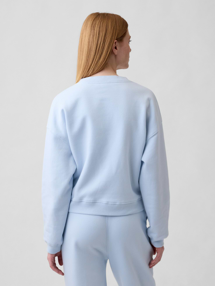 Image number 2 showing, Relaxed Wedge V-Neck Sweatshirt