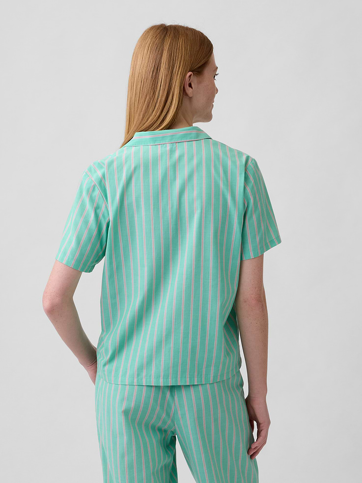 Image 2 of 4, Poplin PJ Shirt