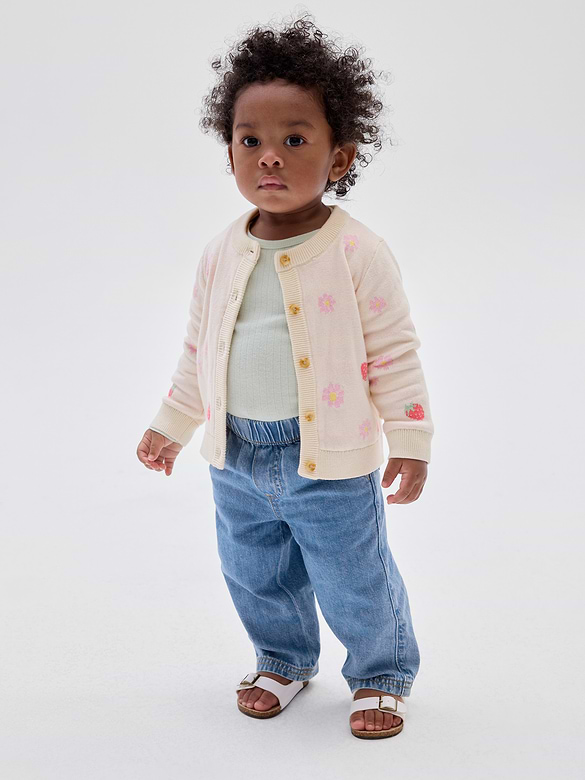 Baby Pull-On Soft Denim Pants