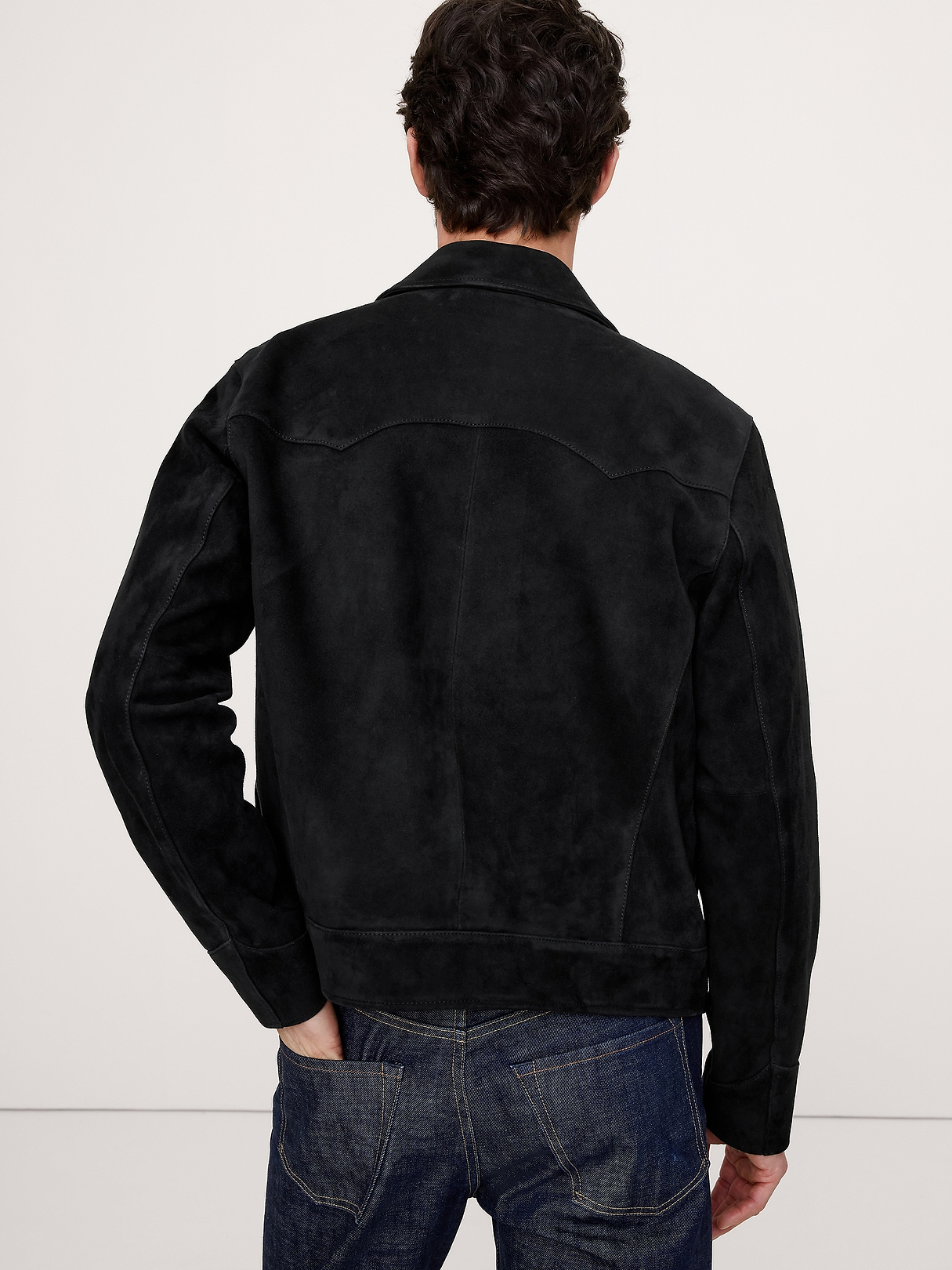 Suede Western Jacket | Banana Republic
