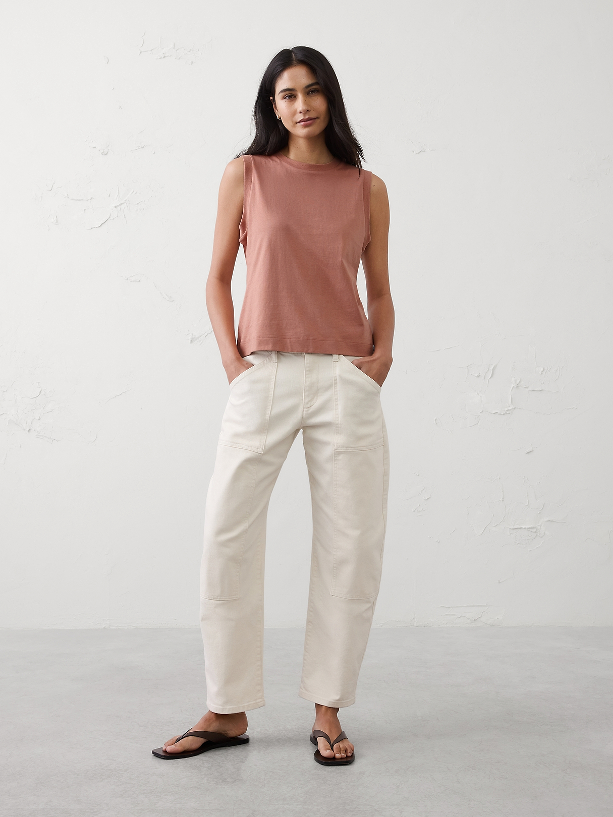 Premium Cotton Tank | Banana Republic Factory