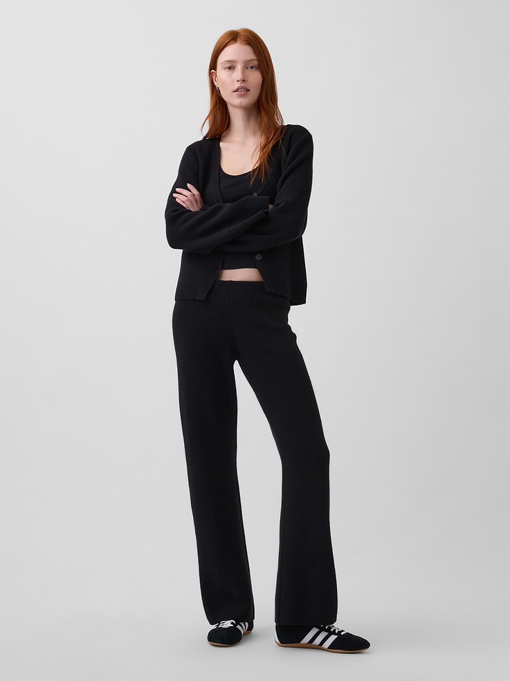 Image number 5 showing, Cotton-Blend Relaxed V-Neck Cardigan Sweater