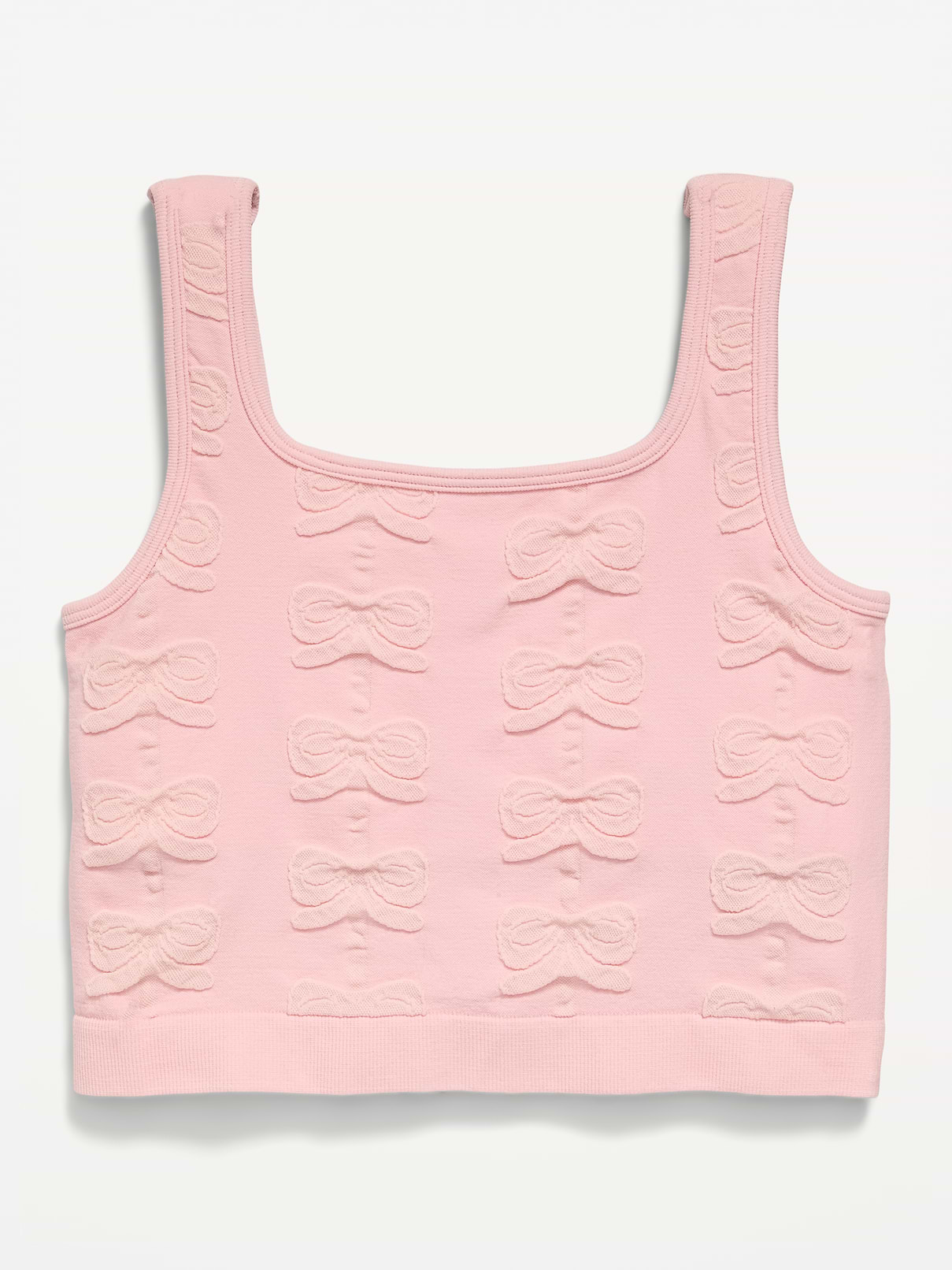 Image number 3 showing, Seamless Longline Bow Bra for Girls