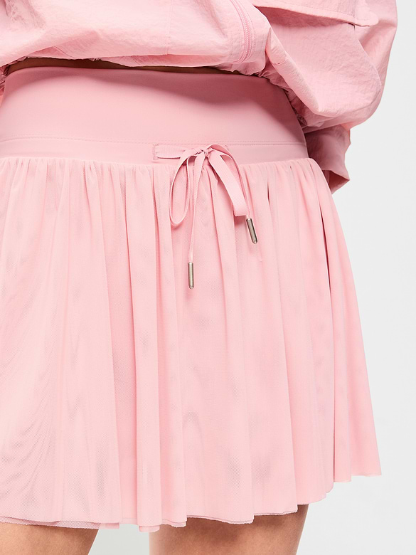 Jupe-short à taille haute en maille