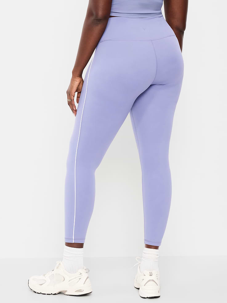 Image number 6 showing, High-Waisted StudioSmooth 7/8 Side-Striped Leggings
