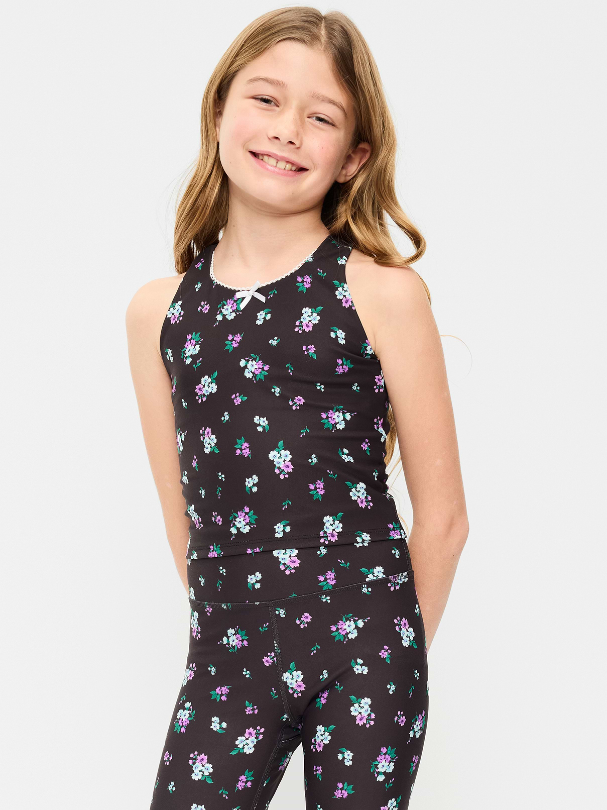 Image number 1 showing, PowerSoft Longline Sports Bra for Girls