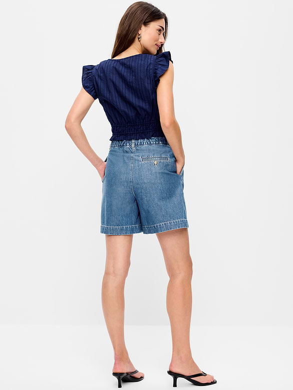 High-Waisted OGC Chino Shorts -- 6-inch inseam