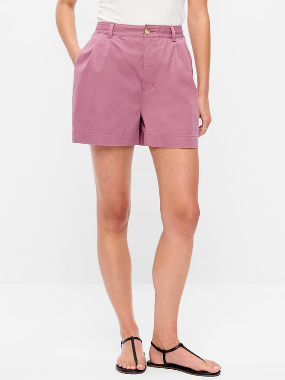 High-Waisted OGC Chino Shorts -- 6-inch inseam