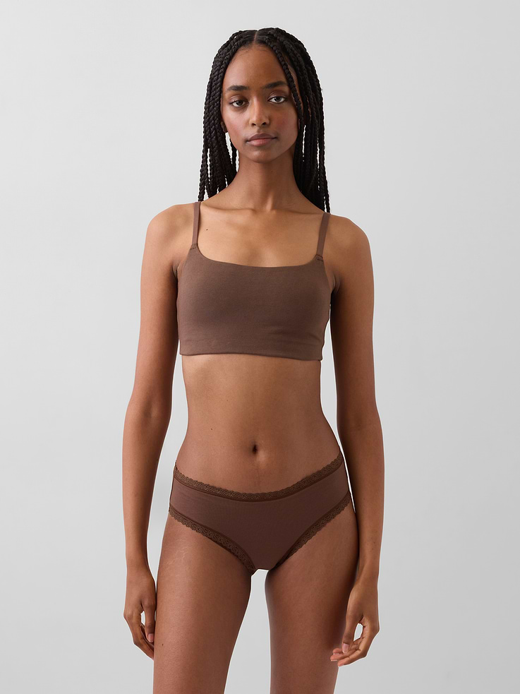Image number 1 showing, Organic Stretch Cotton Bralette