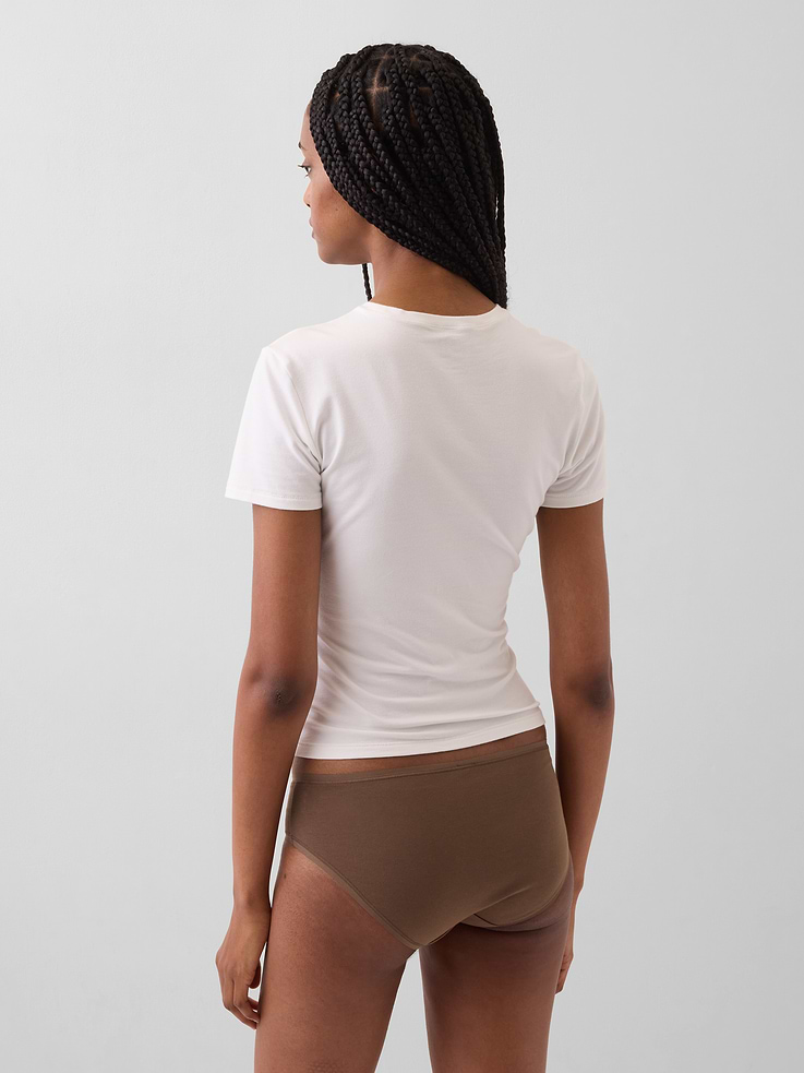 Image number 2 showing, Organic Stretch Cotton Hipster