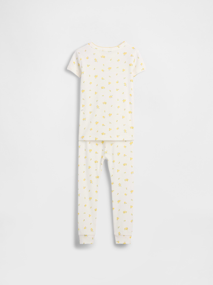 L'image numéro 2 présente Pyjama en coton biologique brossé pour Enfant et Bébé