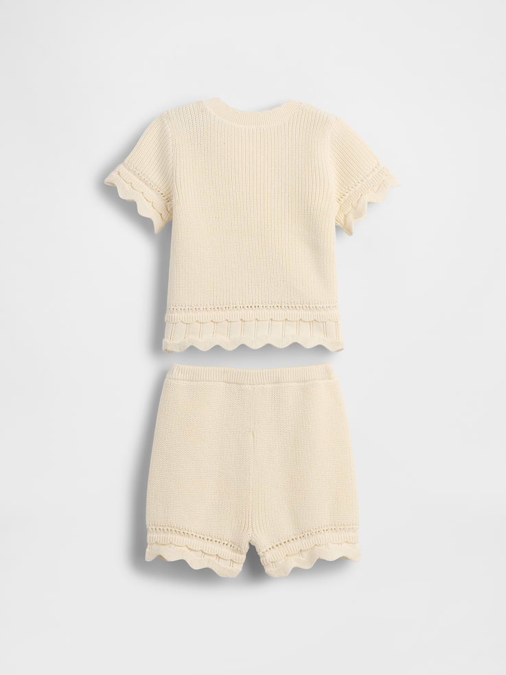 Image number 2 showing, Baby Crochet Outfit Set