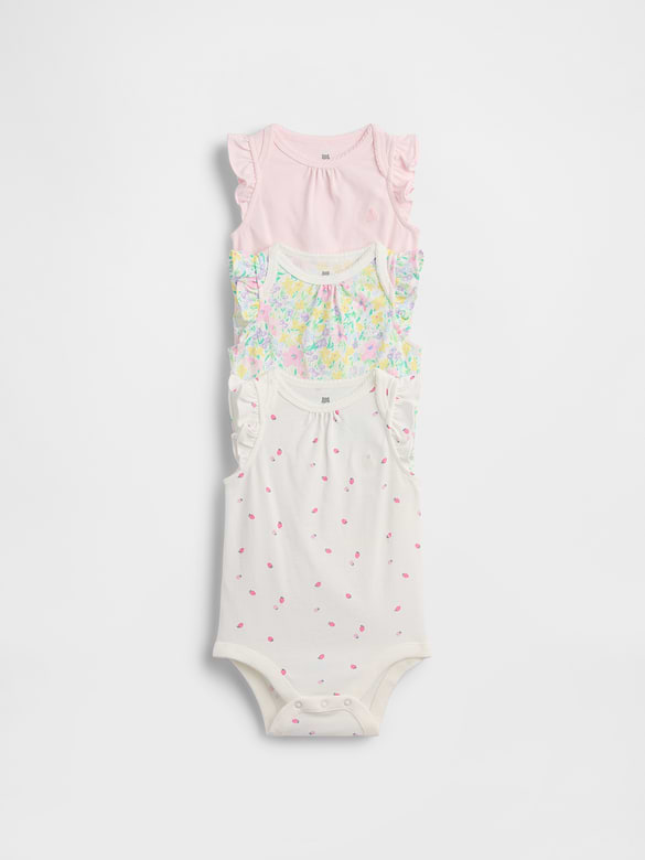 Baby First Favorites Organic Cotton Bodysuit (3-Pack)