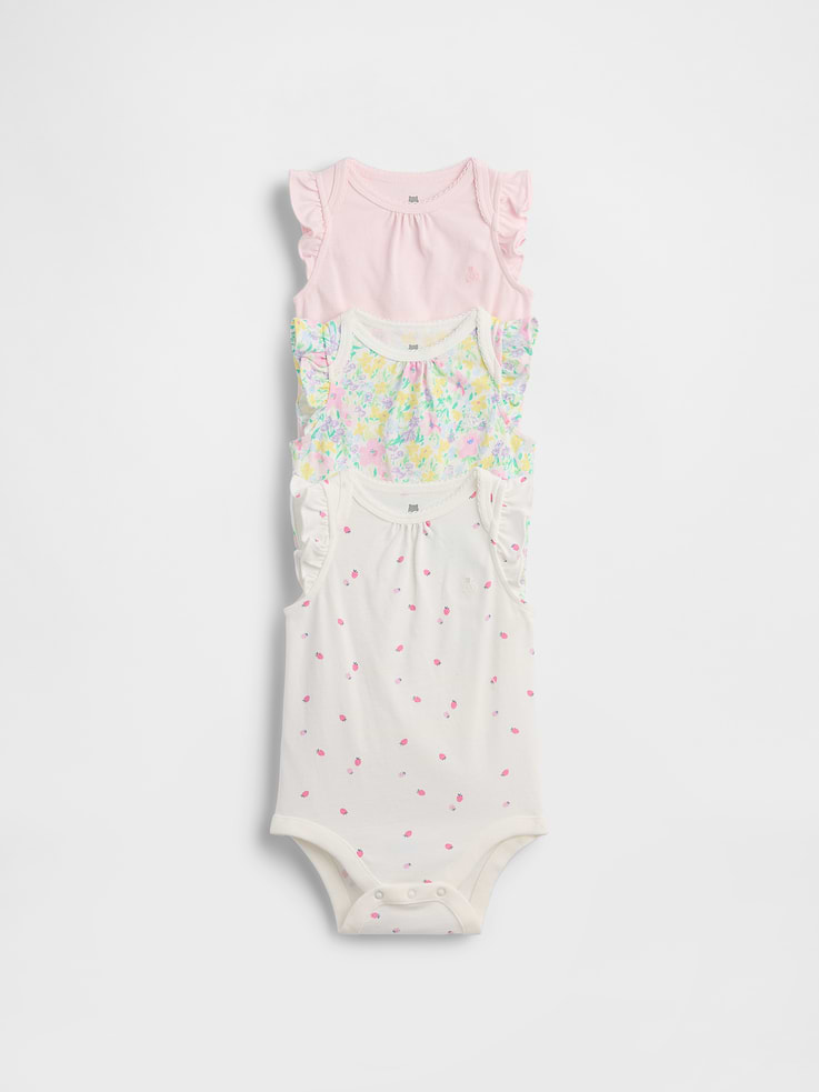 Image number 1 showing, Baby First Favorites Organic Cotton Bodysuit (3-Pack)