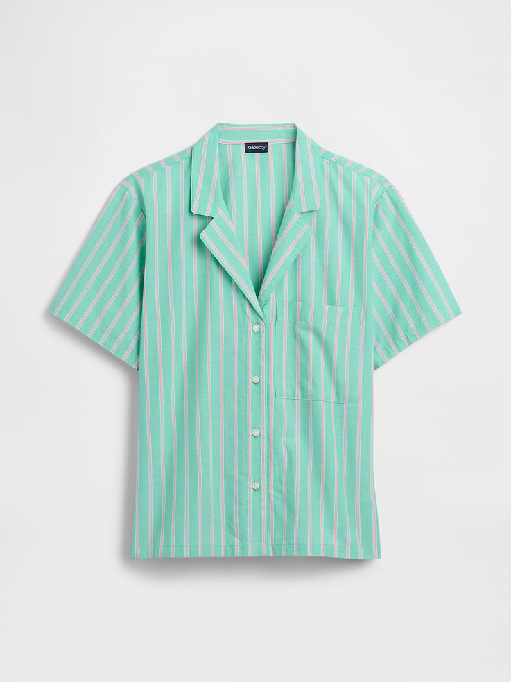 Image 4 of 4, Poplin PJ Shirt