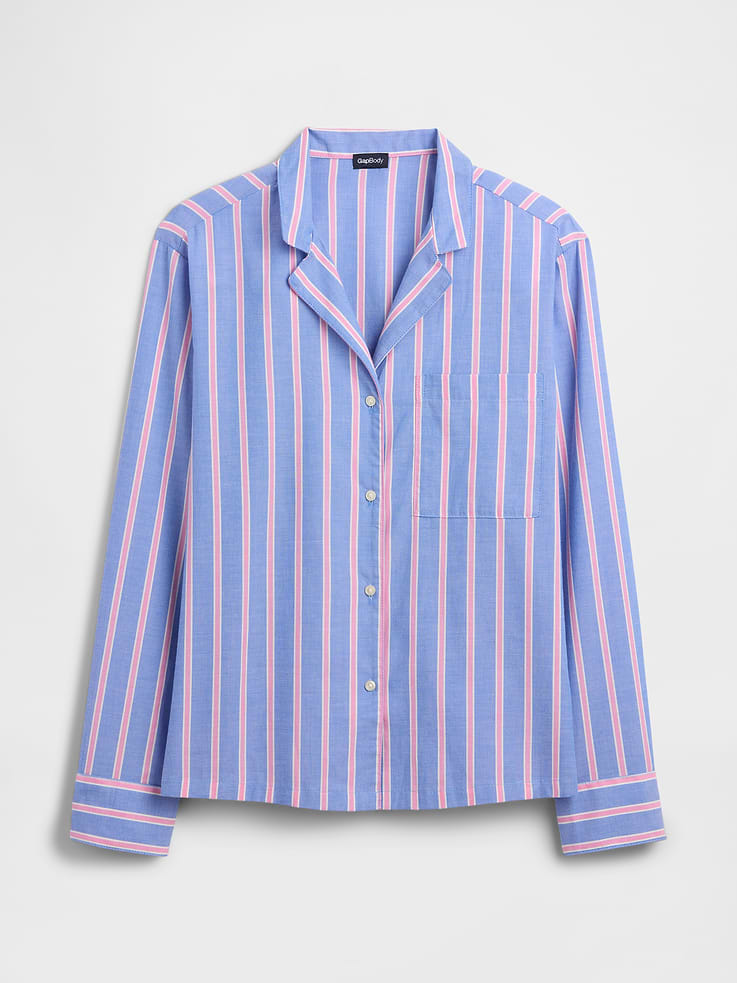 Image number 4 showing, Poplin PJ Shirt