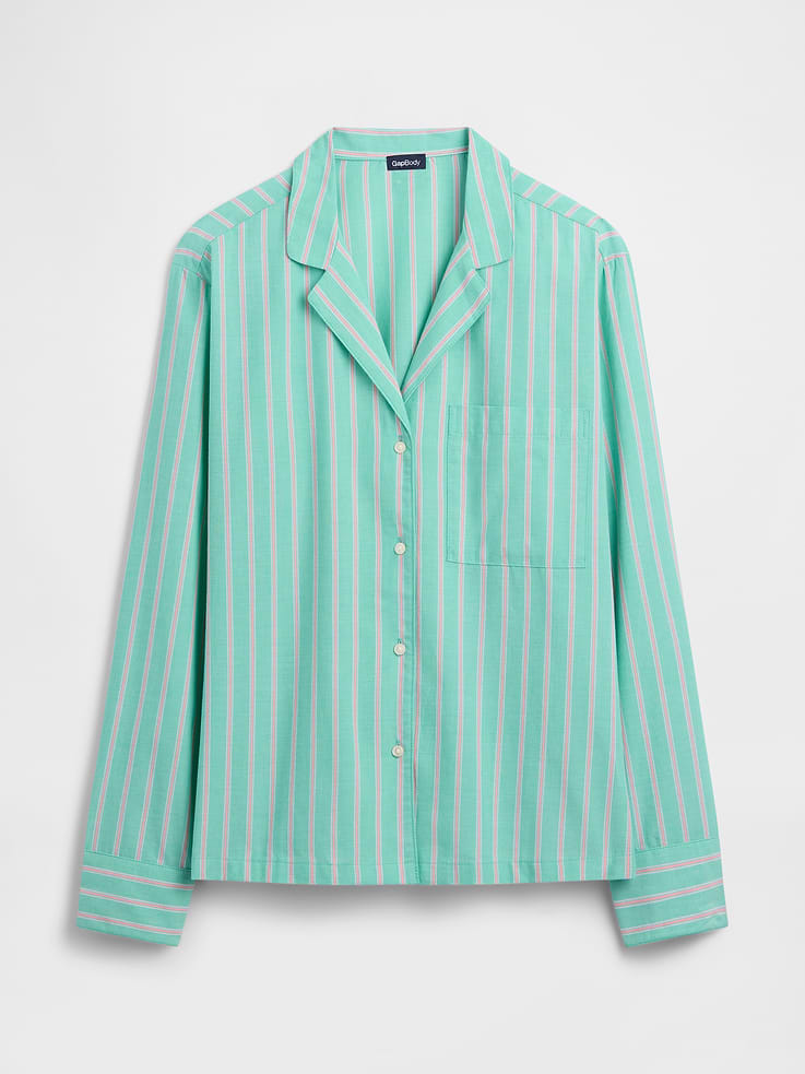 Image number 4 showing, Poplin PJ Shirt