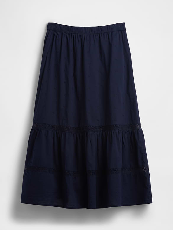 Relaxed Tiered Maxi Skirt