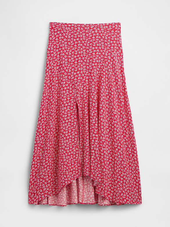 Seamed Midi Skirt