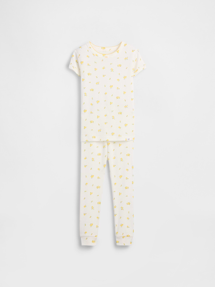 L'image numéro 1 présente Pyjama en coton biologique brossé pour Enfant et Bébé