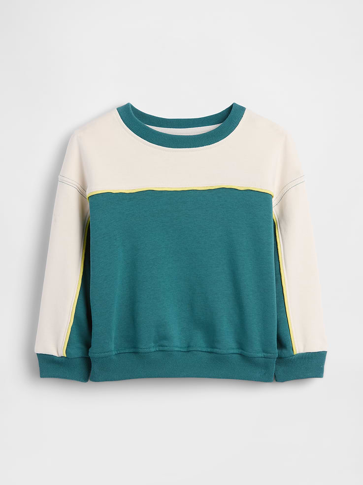 Image number 3 showing, Baby & Toddler VintageSoft Terry Varsity Sweatshirt
