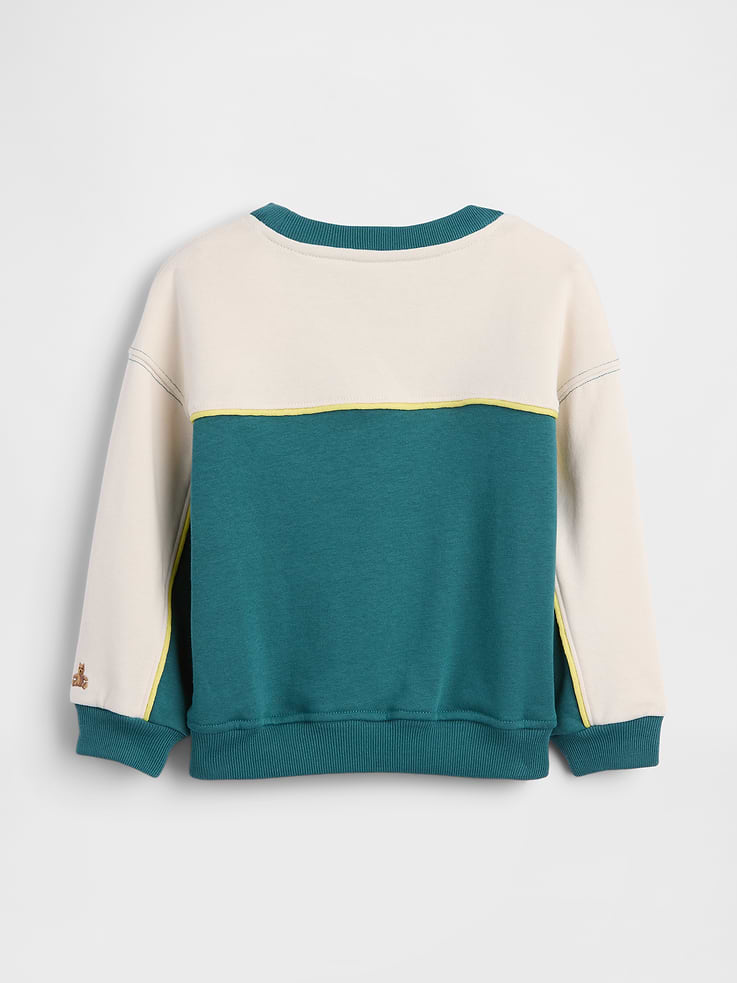 Image number 4 showing, Baby & Toddler VintageSoft Terry Varsity Sweatshirt