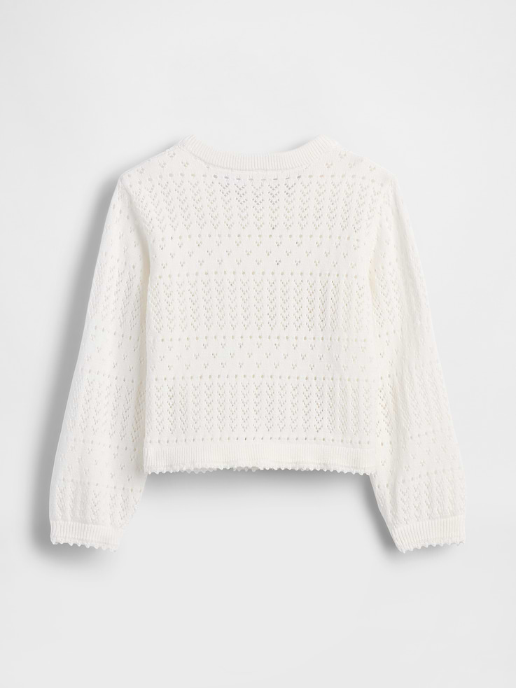Image number 3 showing, Baby & Toddler Pointelle Cardigan Sweater