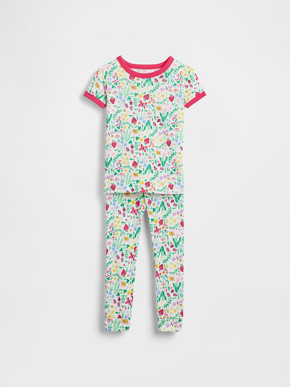 Pyjama en coton biologique brossé pour Bébé et Tout-petit