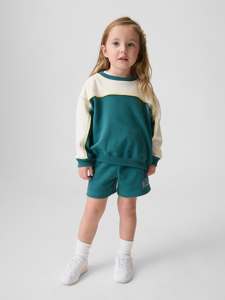 Image number 2 showing, Baby & Toddler VintageSoft Terry Varsity Sweatshirt